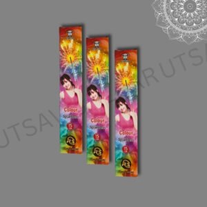 15 CM COLOR SPARKLERS: MRP: 1000